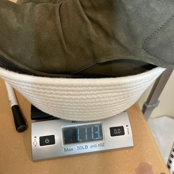 FLY London Bootie Boots Women's Size 39 Green Solid Ankle Wedge Heel Hook & Loop - Picture 10 of 10